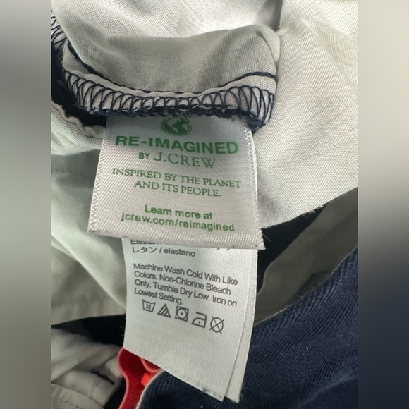 J. Crew Factory Boy's Navy Skinny Fit in Flex Chino Pants Size 10 - Picture 4 of 10